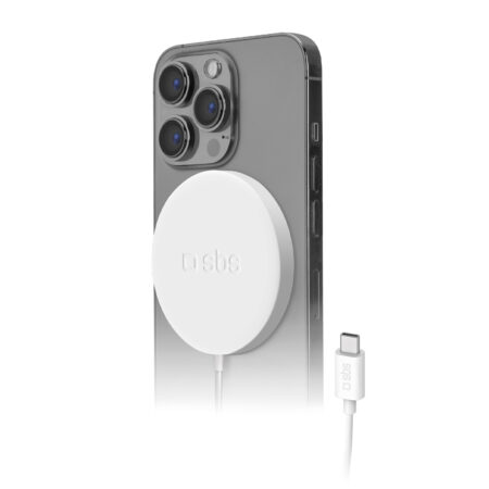Безжично зарядно SBS 11076 за Android и iPhone 16/15/14/13/12, 15W MagSafe